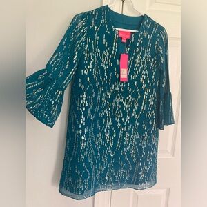 Lilly Pulitzer brand new with tags, Eleanora silk dress, XXS